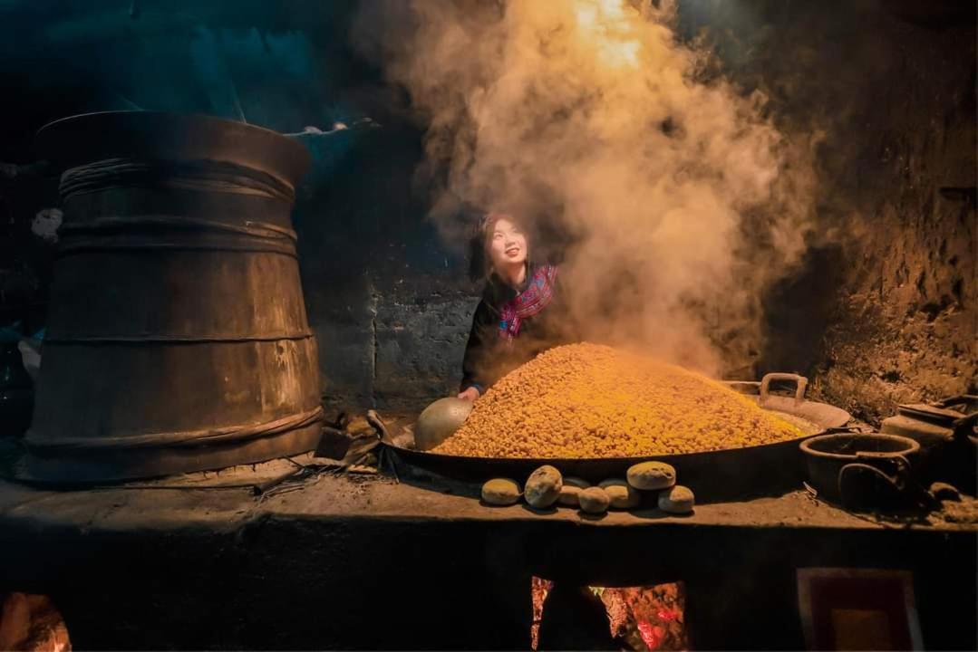 Flower Hmong Homestay Bac Ha  Buitenkant foto